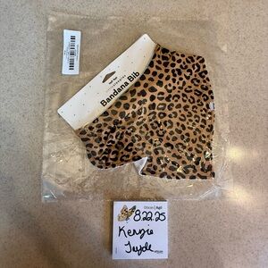 Little Sleepies Leopard Bandana Bib